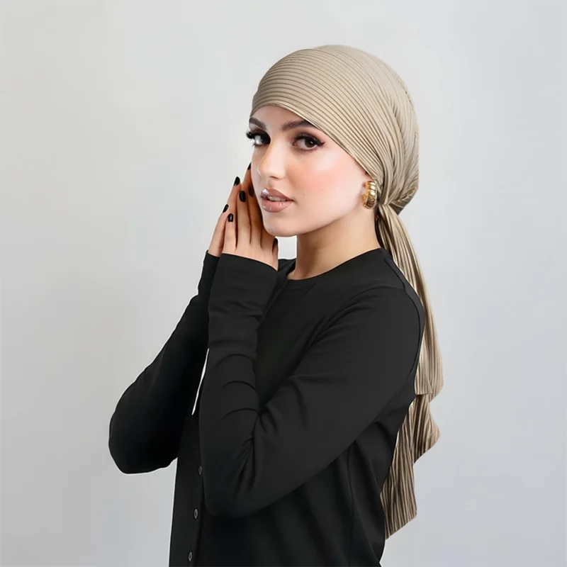 Spanish Turban stan plissé