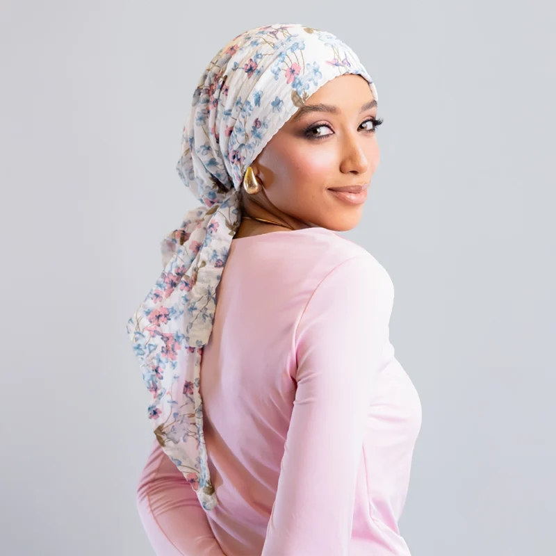 Spanish Turban Printed Chiffon