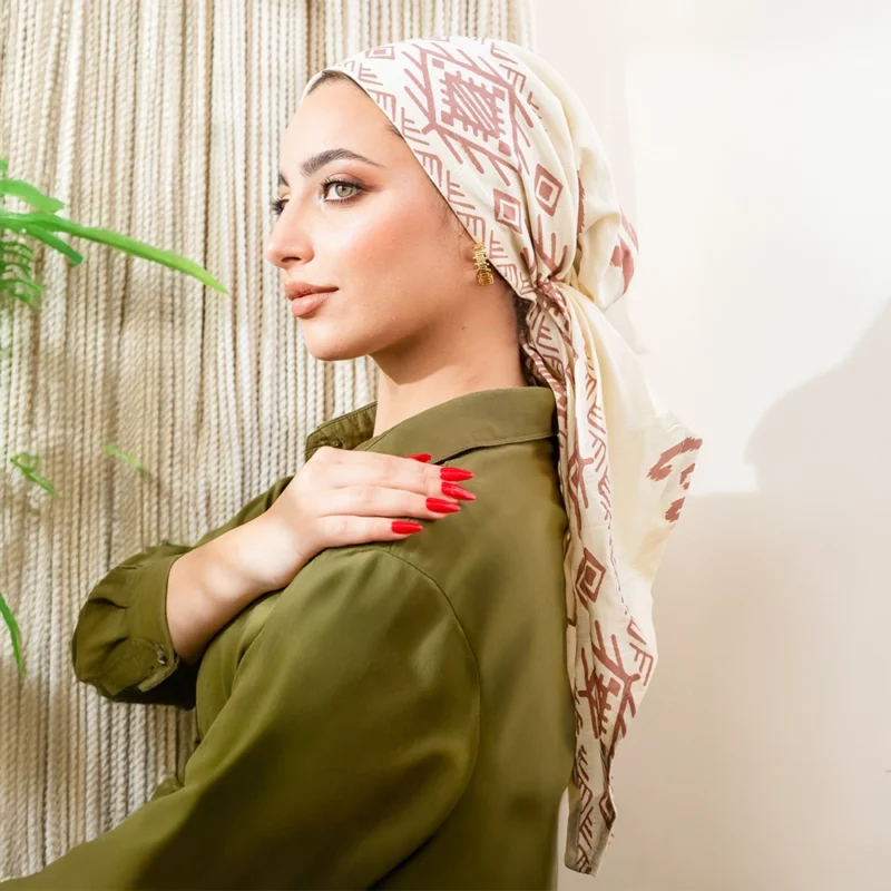 Spanish Turban Printed Linen